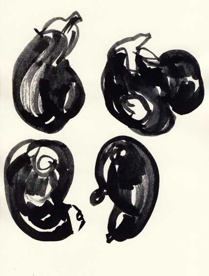 four twerking eggplants  